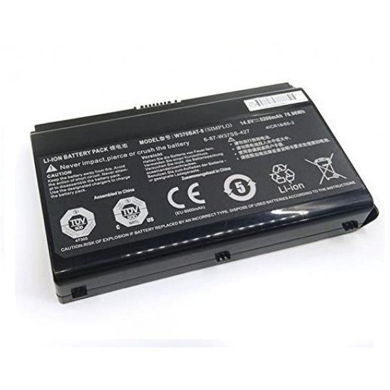 LAPTOP BATTERY FOR CLEVO W370BAT-8 LAPTOP BATTERY FOR CLEVO W370BAT-8