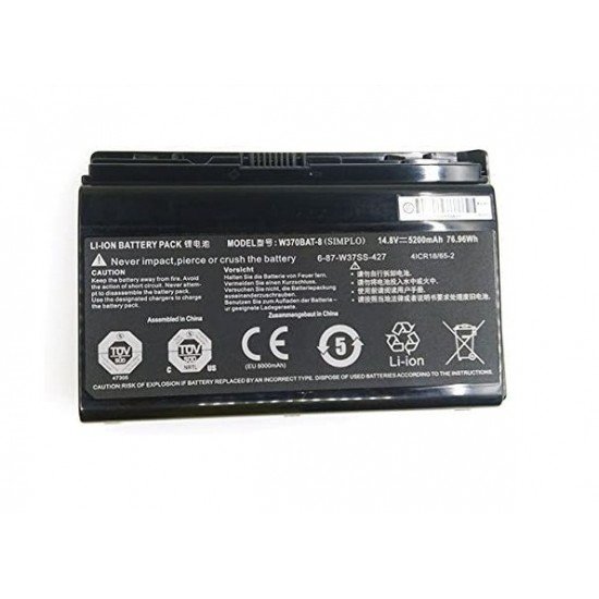 LAPTOP BATTERY FOR CLEVO W370BAT-8 LAPTOP BATTERY FOR CLEVO W370BAT-8