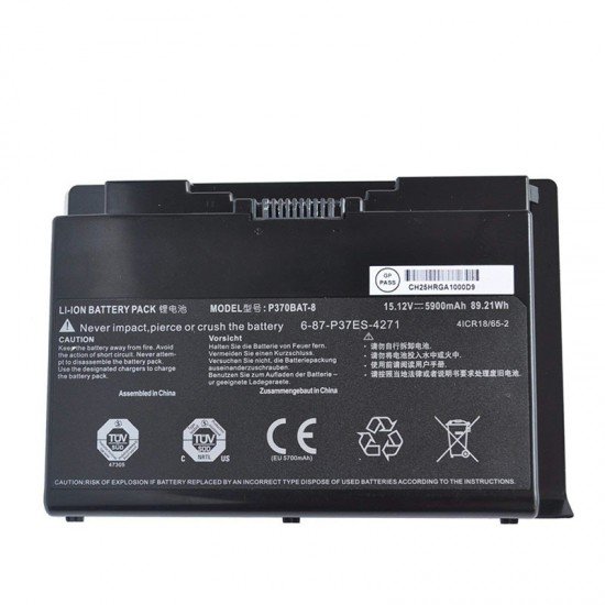 LAPTOP BATTERY FOR CLEVO P370BAT-8 LAPTOP BATTERY FOR CLEVO P370BAT-8