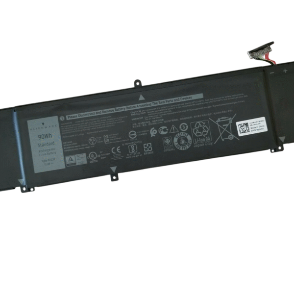 DELL XRGXX Genuine Original Dell 6-Cell Li-ion Laptop Battery 11.4V 90Wh for Alienware M15 R1 M17 R1, G5 15 5590, G7 15 7590, G7 17 7790 Series, P/N: 1F22N, 0JJPFK, 06YV0V