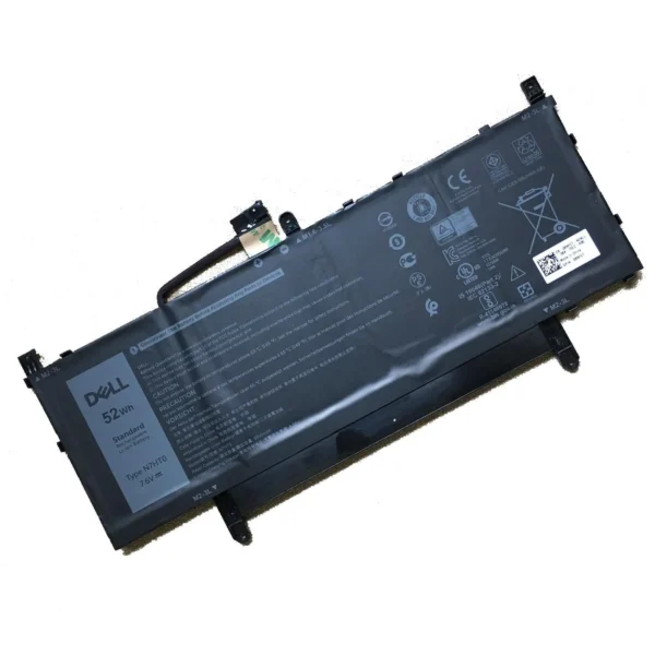 DELL N7HT0 Dell Laptop Battery for Latitude 9510 9520 2-in-1 Series 4-Cell 7.6V 52Wh