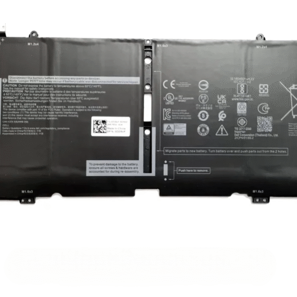 DELL DD9VF Genuine Dell 4-Cell 51Wh 6340mAh Laptop Battery for XPS 13 9310 2-in-1, XPS 13 7390 2-in-1 Series, X1W0D, 52TWH, XX3T7