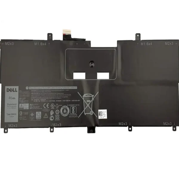 DELL NNF1C Laptop Battery Replacement for Dell XPS 13 9365 2-in-1 Series, P71G Ultrabook - 46Wh, 7.6V, 5940mAh - Compatible with HMPFH, NP0V3, 0NNF1C