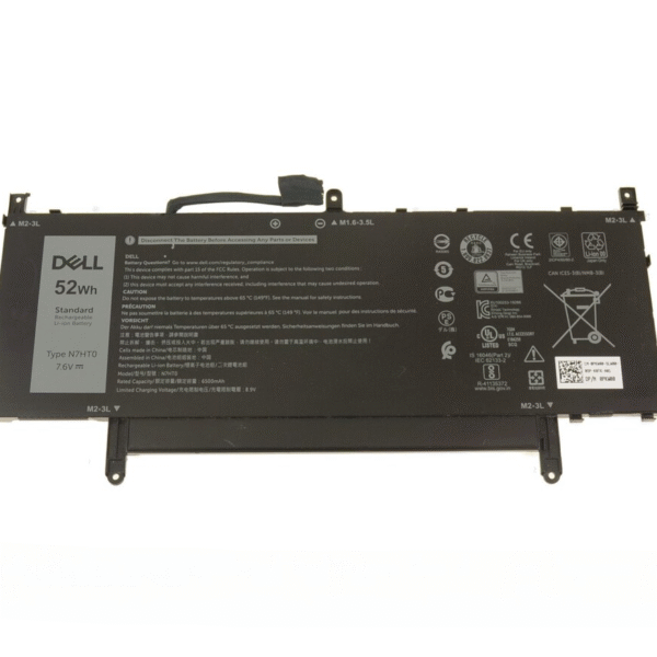 DELL 7FMXV Genuine Dell 4-Cell 63Wh 3941mAh Laptop Battery for Latitude 5320, 7320, 7420, 7520 Series, 9JM71, 4M1JN, TN2GY