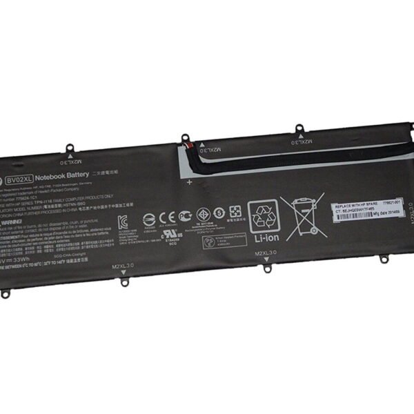 HP BV02XL HP Laptop Battery for Envy X2 Detachable 13 Series, HSTNN-IB6Q, TPN-I116, 2-Cell, 7.6V 33Wh