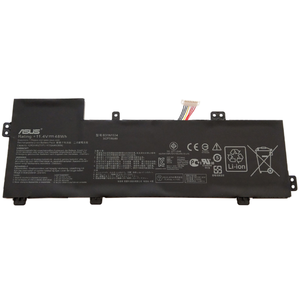 ASUS B31N1534 ZENBOOK U5000 UX510 UX510UW UX510UW-1A UX510UW1A UX510UW-RB71 UX510UW-CN044T UX510UX-CN044T LAPTOP BATTERY