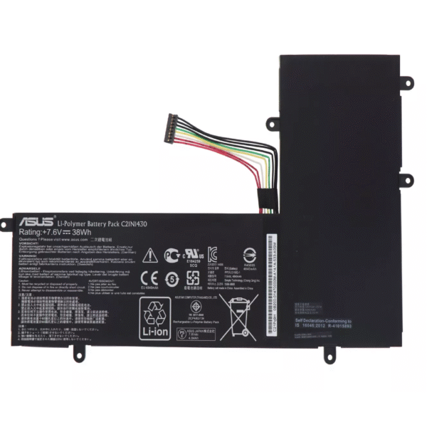 ASUS C21N1430 LAPTOP BATTERY FOR CHROMEBOOK C201P 11.6 inch, CHROMEBOOK C201PA, CHROMEBOOK C201PA 2G