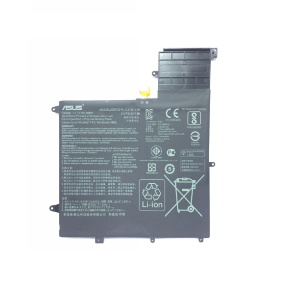 ASUS C21N1706 ( TYPE A ) LAPTOP BATTERY FOR ZenBook Flip S UX370F UX370U UX370UA UX370UAF UX370UA-C4160T UX370UA-C4241T UX370UA-C4178T UX370UA-C4181T Q325U Q325UA Q325UAR SERIES