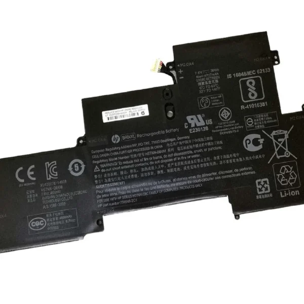 HP BR04XL HP Laptop Battery for EliteBook Folio 1020 G1 G2, EliteBook 1030 G1 Series, 4-Cell, 7.6V 36Wh